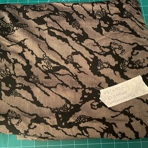 Black and Tan Patterned Fabric